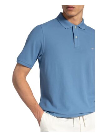 FYNCH-HATTON Pique-Poloshirt Herren, Blau
