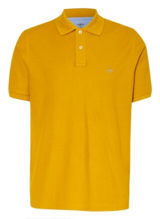 FYNCH-HATTON Piqué-Poloshirt Herren, Gelb