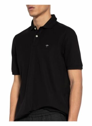 FYNCH-HATTON Pique-Poloshirt Herren, Schwarz