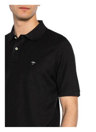 FYNCH-HATTON Pique-Poloshirt Herren, Schwarz