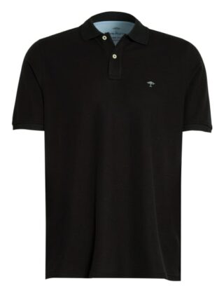 FYNCH-HATTON Pique-Poloshirt Herren, Schwarz