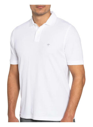 FYNCH-HATTON Pique-Poloshirt Herren, Weiß