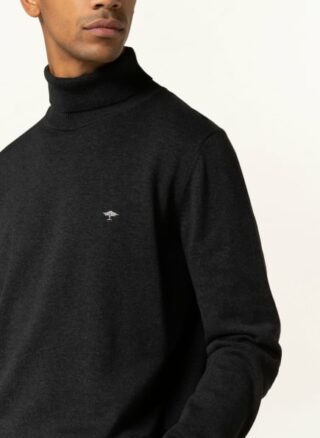 FYNCH-HATTON Rollkragenpullover Herren, Grau