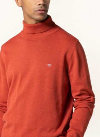 FYNCH-HATTON Rollkragenpullover Herren, Orange