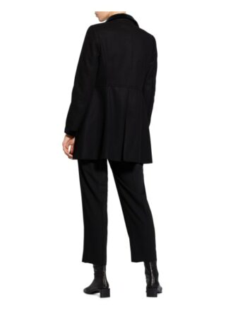 Fay Virginia Wollmantel Damen, Schwarz