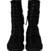 Fendi Biker Boots Damen, Schwarz