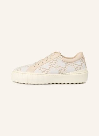 Fendi Karligraph Plateau-Sneaker Damen, Weiß