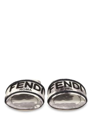 Fendi Pantoletten Damen, Weiß