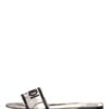 Fendi Pantoletten Damen, Weiß