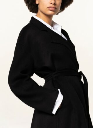 Filippa K Edina Wollmantel Damen, Schwarz