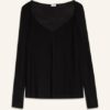 Filippa K Lis Longsleeve Damen, Schwarz