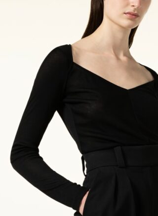 Filippa K Lis Longsleeve Damen, Schwarz