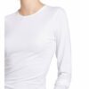Filippa K Longsleeve Damen, Weiß