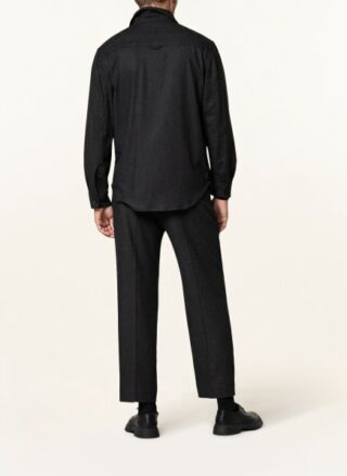 Filippa K M. Oscar Overshirt Herren, Grau