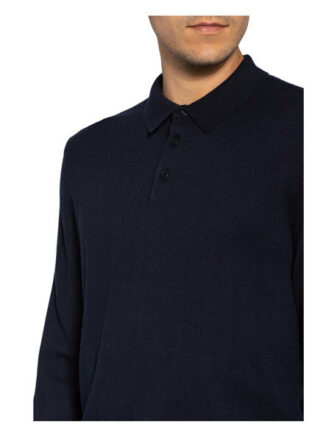 Filippa K Strick-Poloshirt Herren, Blau