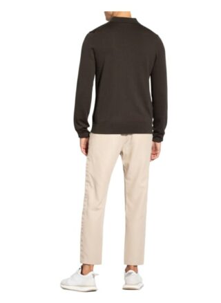 Filippa K Strick-Poloshirt Herren, Grün