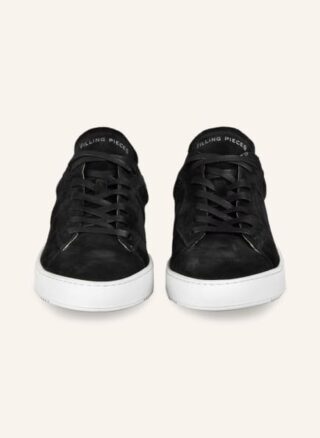 Filling Pieces Court Suede Sneaker Herren, Schwarz