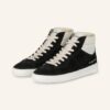 Filling Pieces Mid Court Suede Hightop-Sneaker Herren, Schwarz