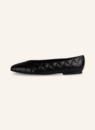 Flattered Nikki Ballerinas Damen, Schwarz