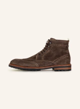 Floris van Bommel Schnürboots Herren, Braun