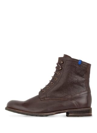 Floris van Bommel Schnürboots Herren, Braun