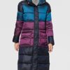 Fracomina FR21WC3006O43001 Steppmantel Damen, Blau