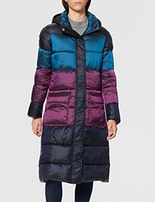 Fracomina FR21WC3006O43001 Steppmantel Damen, Blau