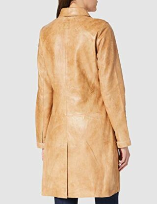 Freaky Nation Freja-FN Ledermantel Damen, Braun