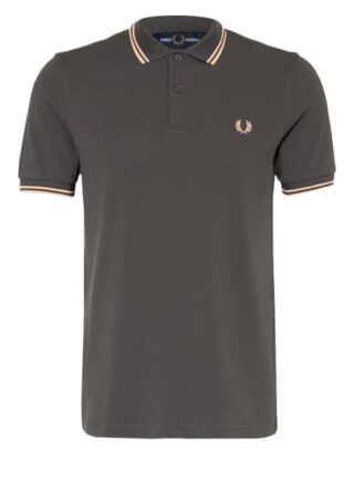 Fred Perry Pique-Poloshirt Herren, Grau