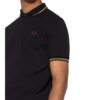 Fred Perry Pique-Poloshirt Herren, Schwarz