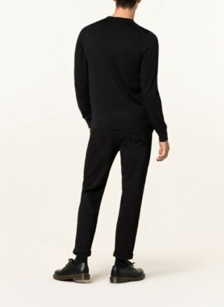 Fred Perry Pullover Herren, Schwarz