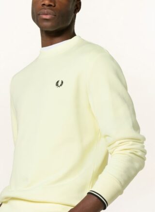 Fred Perry Sweatshirt Herren, Gelb
