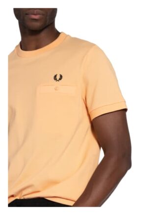 Fred Perry T-Shirt Herren, Orange