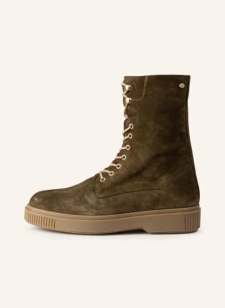 Fred de la Bretoniere Schnürboots Damen, Grün