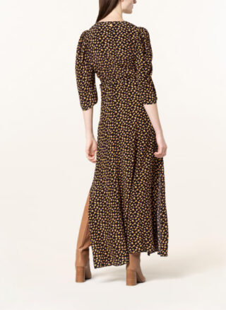 Freebird Esmee Wickelkleid Damen, Schwarz