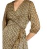 Freebird Rosy Midi Wickelkleid Damen, Gelb