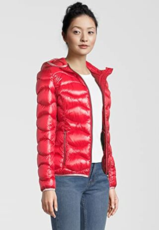 Frieda & Freddies Steppjacke Damen, Rot