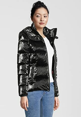 Frieda & Freddies Steppjacke Damen, Schwarz