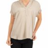 FrogBox Bluse Damen, Beige