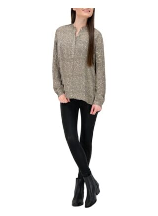 FrogBox Bluse Damen, Braun