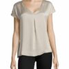 FrogBox Blusenshirt Damen, Beige