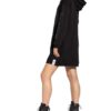 FrogBox Hoodie-Kleid Damen, Schwarz