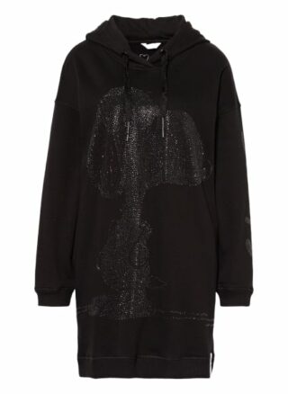 FrogBox Hoodie-Kleid Damen, Schwarz