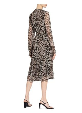 FrogBox Kleid in A-Linie Damen, Beige