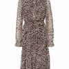 FrogBox Kleid in A-Linie Damen, Beige