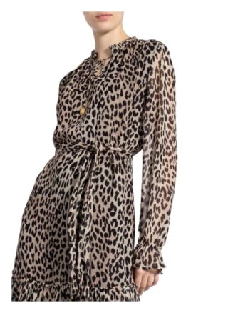 FrogBox Kleid in A-Linie Damen, Beige
