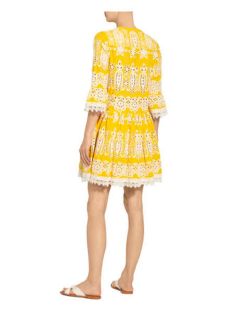 FrogBox Kleid in A-Linie Damen, Gelb