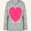 FrogBox Oversized-Pullover Damen, Grau