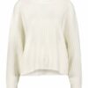 FrogBox Oversized-Pullover Damen, Weiß