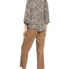 FrogBox Schluppenbluse Damen, Beige